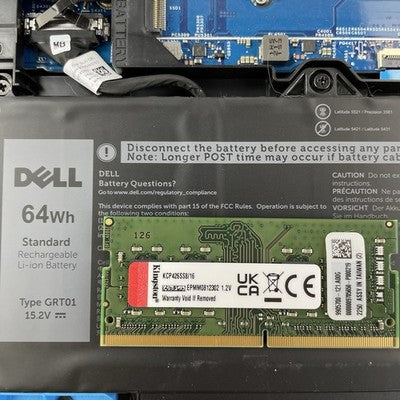 Dell Precision 3561 15.6" i5-11500H 2.90GHz 16GB RAM Quadro QN20-M3 No SSD/OS/AC