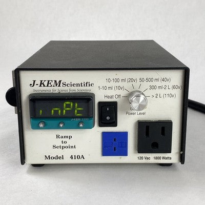 J-KEM Scientific 410A 1800W 120 VAC Ramp to Setpoint