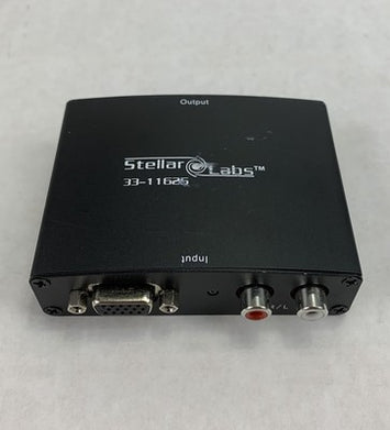 Stellar Labs 33-11625 VGA Video to HDMI Converter w/ AC Adapter