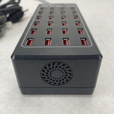 XLD-F999 Wired Rechargeable 100W 24 USB Port Charging Station Only Power Tested