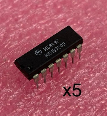 Motorola MC849P IC Chips 14 PIN Transistor (Lot of 5)
