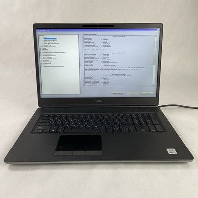 Dell Precision 7750 17.3" i7-10850H 2.70 GHz 32 GB RAM RTX3000 No SSD No OS READ
