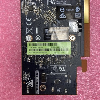 Radeon Pro WX 3100 PCIe x16 4GB GDDR5 Full Height Graphics Card 190-D09187-00_02