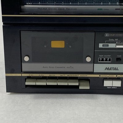 Quazar CR7531 Receiver Tape Deck Tested