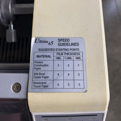 GBC Heatseal Ultima 65 Laminator Tested Heats MB Damaged Parts and Repair