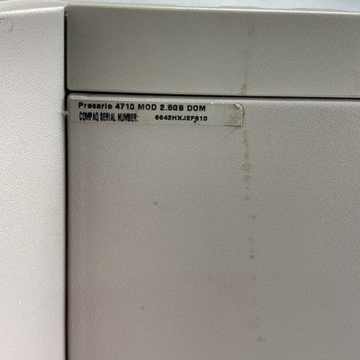 Compaq Presario 4710 MT Intel Pentium 166MHz 24MB RAM No HDD No OS