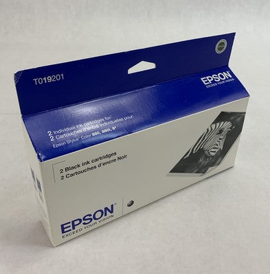 Epson T019201 Black Ink 2-Pack Exp. Jan 2012