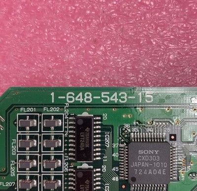 Sony 1-648-543-15 TBC-23 Board for Betacam SX DNW-A30 Cassette Player
