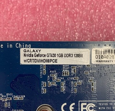 Galaxy Geforce GT430 1GB Video Graphics Card