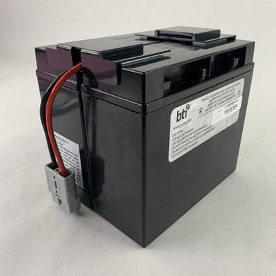 BTI Replacement UPS Battery for APC RBC7 12V DC Lead Acid Box Opened