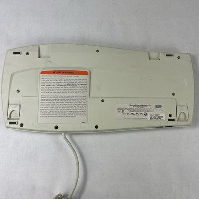 Microsoft Internet Keyboard White PS/2 Model RT9443 V56TW X08-74735