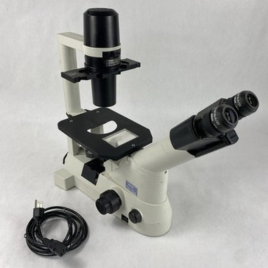 Nikon Eclipse TS100 Inverted Microscope ELWD 0.3 T1-SNCP w/ C-W10xA/22 Eyepieces