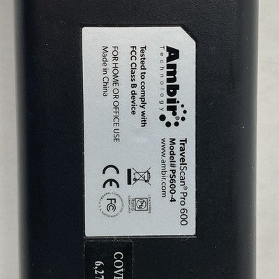 Ambir Technology TravelScan Pro 600 Document Scanner - Parts or Repair
