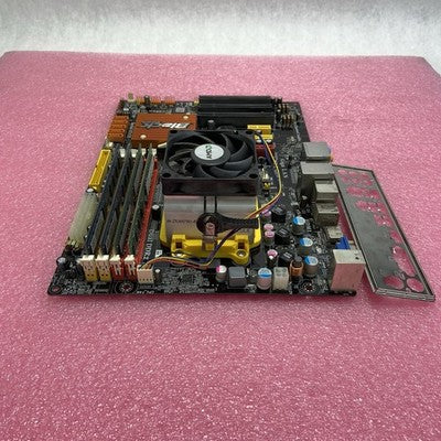 ECS GeForce 8200M-A Motherboard AMD Athlon 64 X2 2.21GHz 8GB RAM w/Shield