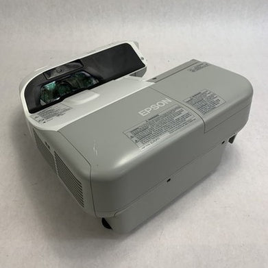 Epson H455A LCD Lamp Projector - No Remote Missing Port Cover 1478 Lamp Hours