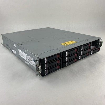 HP MSA2324I AJ800A StorageWorks 10x Caddies 2x Controller 1x PSU No HDDs