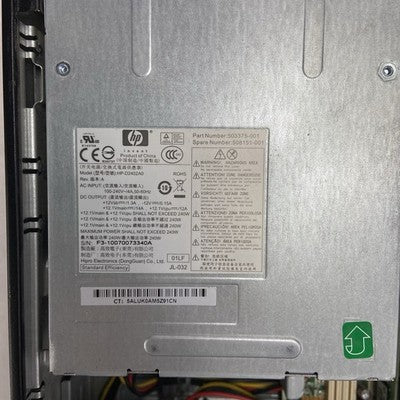 HP Compaq 8000 Elite SFF Intel Core 2 Duo E8400 3GHz 4GB RAM No HDD No OS