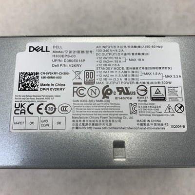 Dell H300EPS-00 300W Power Supply V2KRY D300E018P- Tested