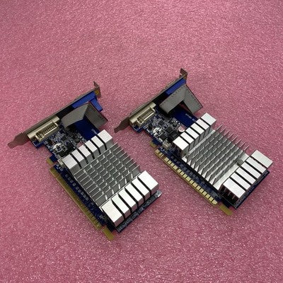 Lot of 2 SFPX84 NVIDIA EX84S256L GeForce 8400GS PCI-E Express 256MB Video Card