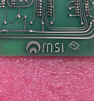 MSI Pipette Logic 24861-5 Vintage 1976 Micromedic Card