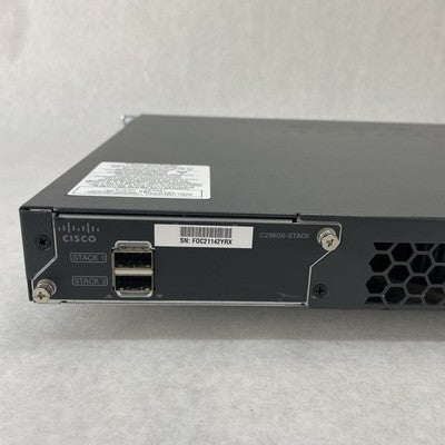 Cisco WS-C2960X-48FPS-L 48 GigE PoE V06 - Tested