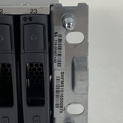 NetApp NAJ-1001 Disk Array Controller 23 Caddies 2x PSU 2x IOM6 Controller Cards