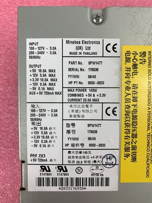Minebea Electronics SPW1477 145W Power Supply
