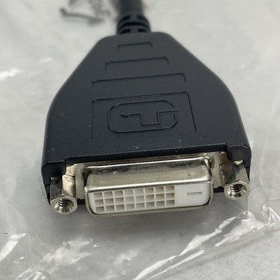 Dell DisplayPort/Display Port To DVI-D Cable/Adapter/Converter Lot of 5 Black