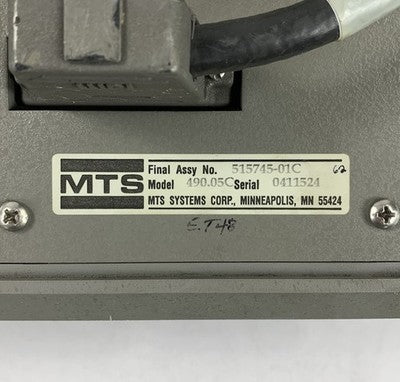 MTS 490.05C HSM HPS Radial Load Unit Control