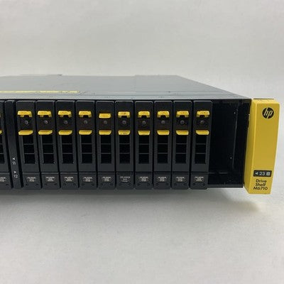 HP 3PAR Drive Shelf M6710 Controller w/ 22 Caddies 2x PSU No Controllers No HDDs