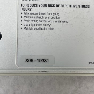 Microsoft X06-19331 Ergonomic Keyboard Tested