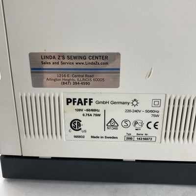 PFAFF Performance 2056 Sewing Machine Parts or Repair