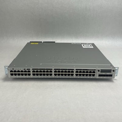 Cisco WS-C3850-48F-S 48 V07 Port Switch 2x 1100W PSU 1x 10Gig Tested & Reset