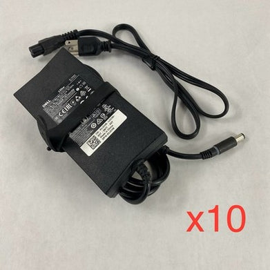 Dell 130W 19.5V 6.7A Big Barrel AC Adapter (Mixed Lot of 10)