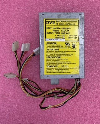 DVE DSP-0584-100 100W Switching Power Supply