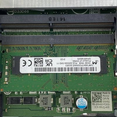 Dell OptiPlex 3080 Micro Intel Core i3-10105T 3GHz 1x16GB RAM No HDD/OS/AC