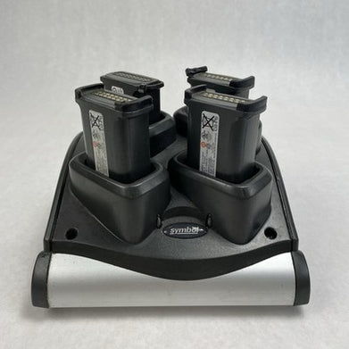 Symbol SAC9000-4000R Charging Cradle and 4 Batteries Untested
