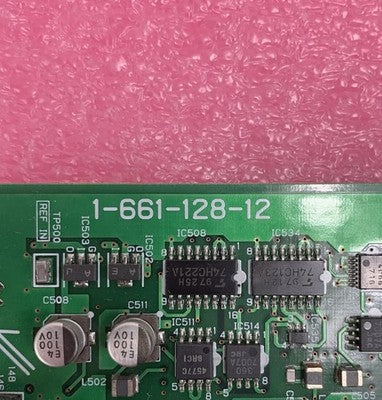Sony 1-661-128-12 VPR-17 Player Board for Betacam SX DNW-A30 Cassette Player
