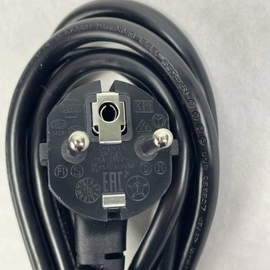 I-Sheng SP-023 16A 250W Europe outlet Power Cord Black Lot of 5