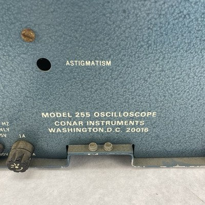 CONAR / Crie Model 255 Solid State Oscilloscope For Parts Or Repair