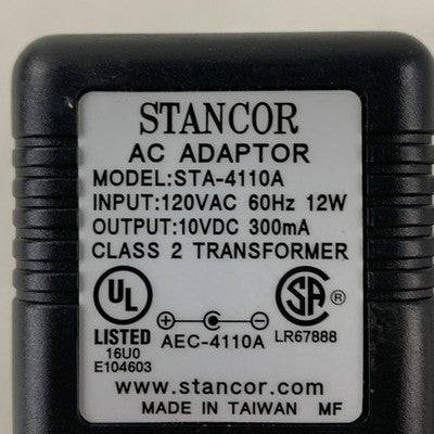 Stancor STA-4110A AC Adapter Transformer Power Supply