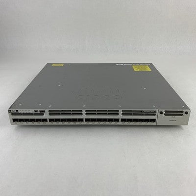 Cisco Catalyst WS-C3850-24XS-E V02 Fully Managed Switch Broken Fan Clip Tested