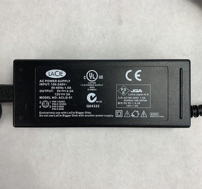 Lacie ACLG-51 AC Adapter Power Supply