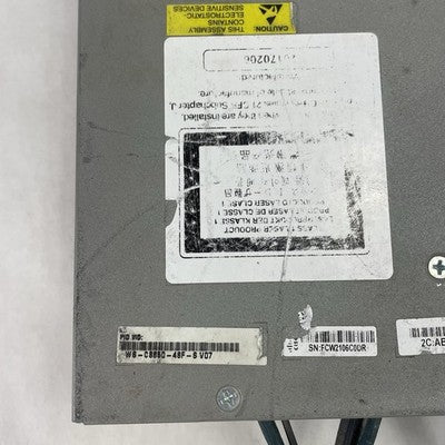 Cisco WS-C3850-48F-S 3850 1x PSU 48 1GE RJ-45 PoE Ports V07 Tested and Reset