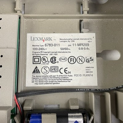 IBM Lexmark Wheel Writer 1500 Electric Typewriter Tested No Ribbons