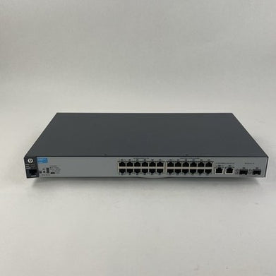 HP 2530-24 J9782A 24 Port PoE Managed Switch Tested and Reset