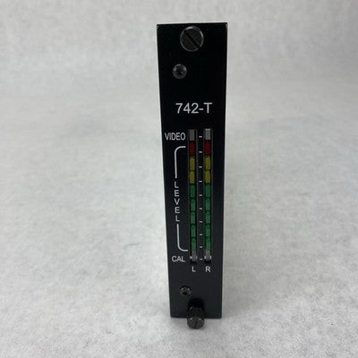 GE Security Fiber Options B742AVT-RSTL 742-T Digital Video/Audio Transmitter