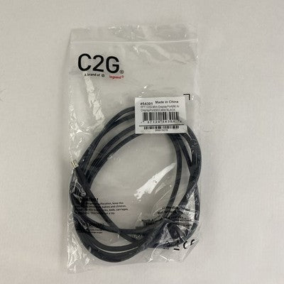 C2G 54301 6FT Mini Display Port Mini- DP to standard DP Lot of 3