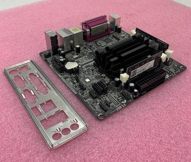 ASRock Q1900B-ITX Motherboard Celeron J1900 1.99GHz 4GB RAM 2 Sticks w/ Shield
