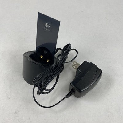 Logitech M-RBQ124 Wireless Mouse w/ Charging Station Untested